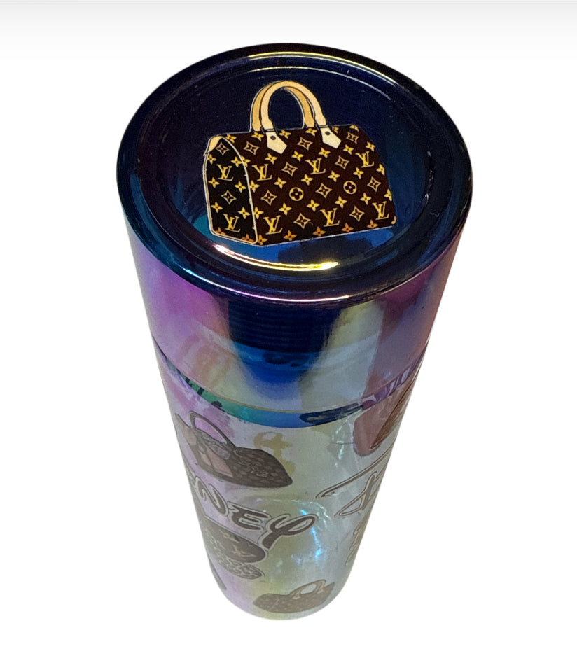 Minnie lv Water bottle with screw on lid
