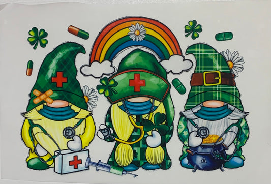 Nurse/Doctor Gnome DTF Heat Transfer