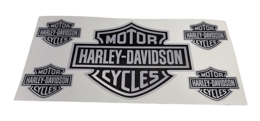 Harley davidson silver black Cup Transfer