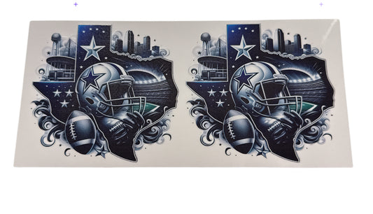 Double Dallas cowboys football Cup Transfer