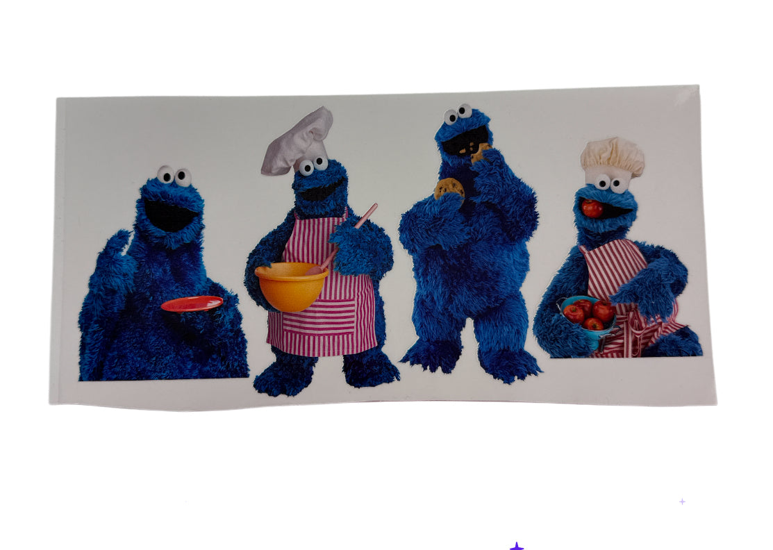 Cookie Monster Cup Transfer