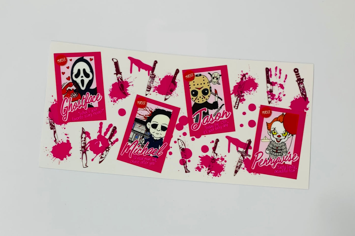 Valentine Horror Lovers Cup Transfer