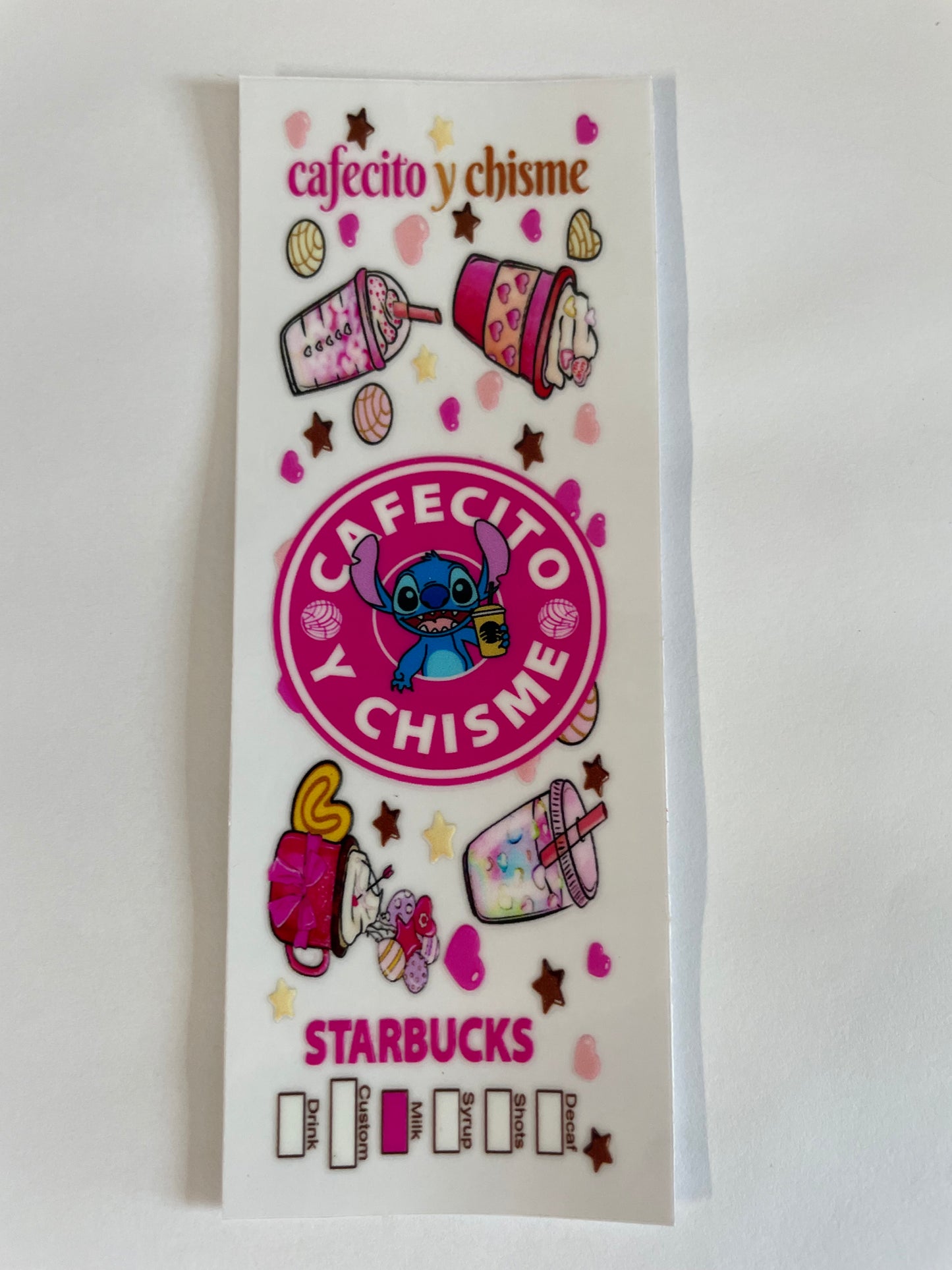 Stitch cafecito Pen Wrap