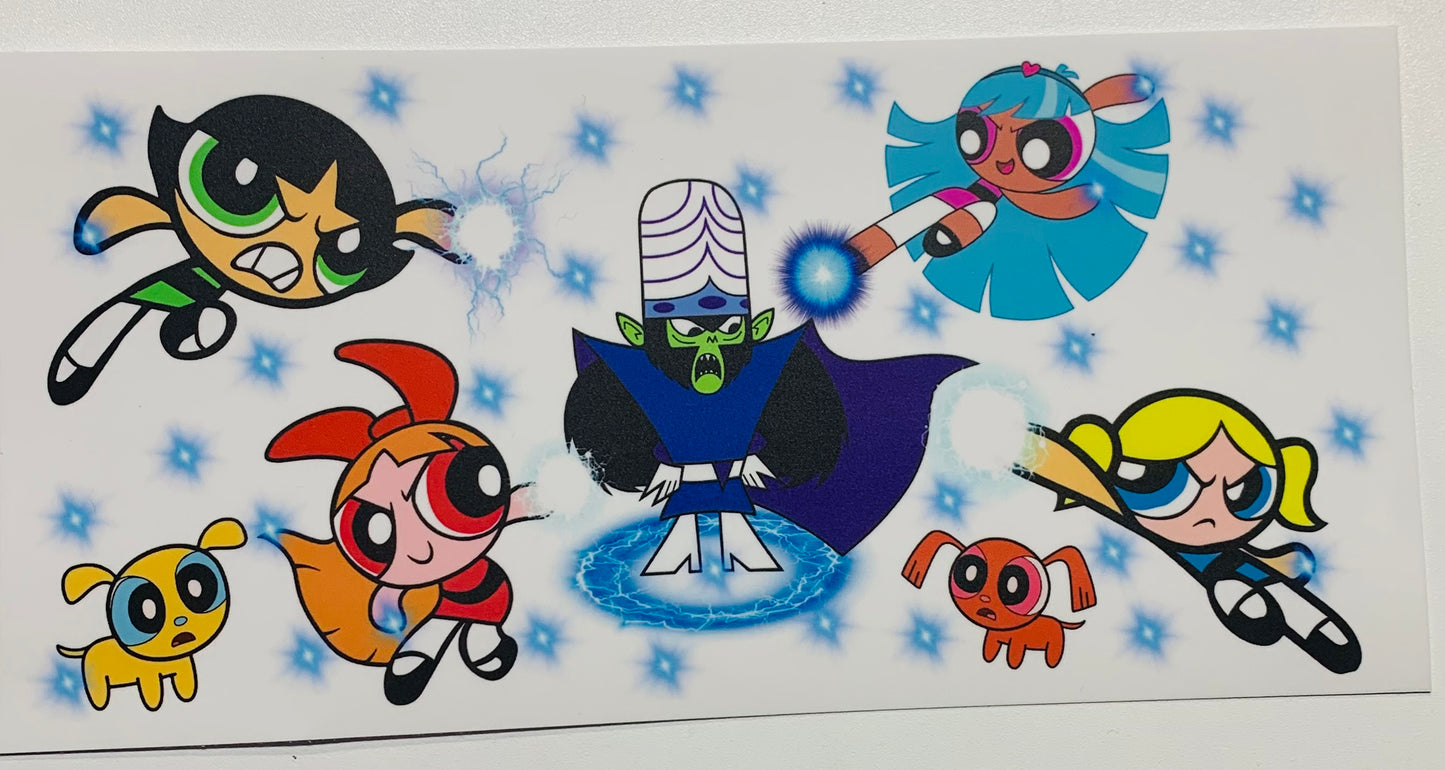 Powerpuff Girls Mojo Jojo Cup Transfer
