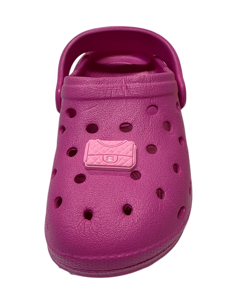 cc pink purse Shoe Charm