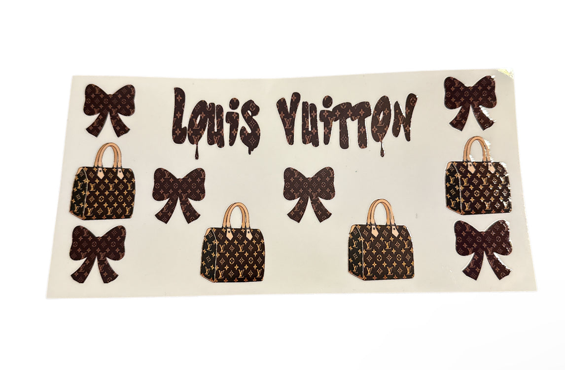 Lv purse bows Cup Transfer