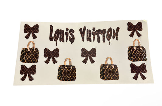 Lv purse bows Cup Transfer