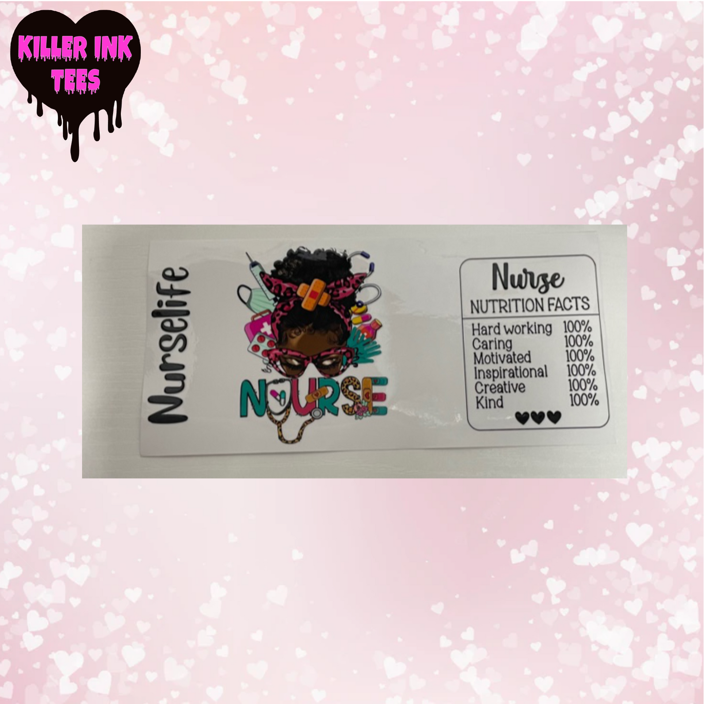 Curly Hair Nurse Cup Transfer