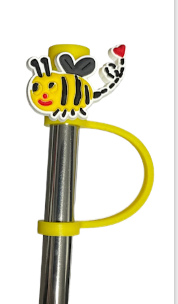 Bumble Bee Straw Topper