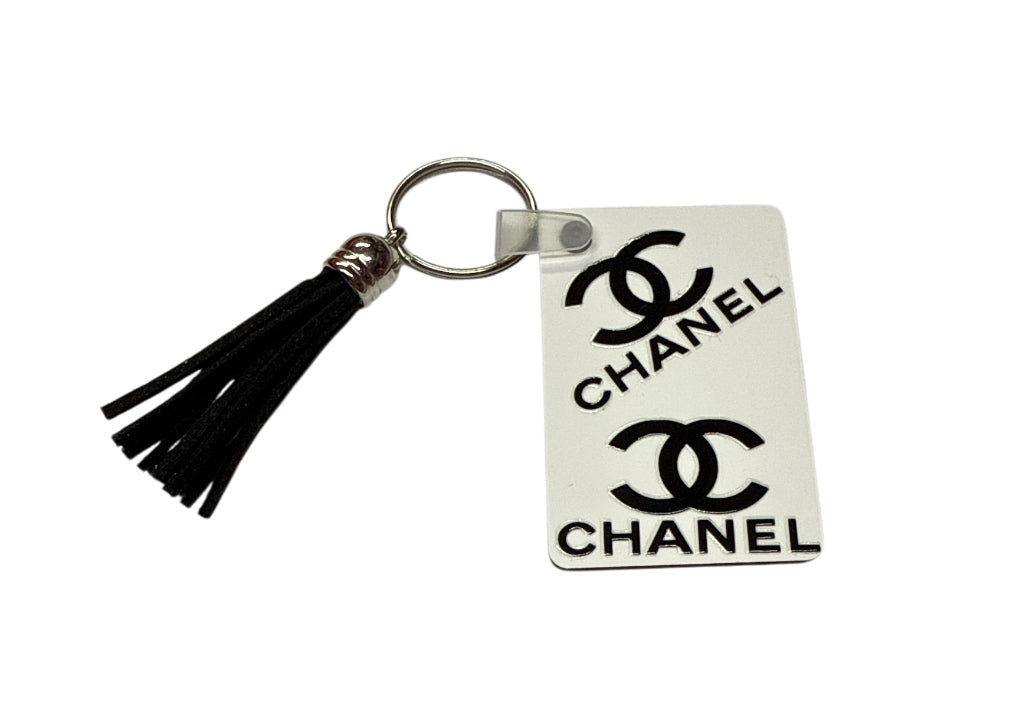 Cc double sided Keychain