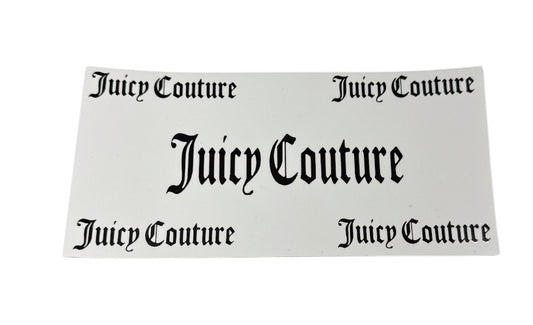 Juicy couture  black Cup Transfer