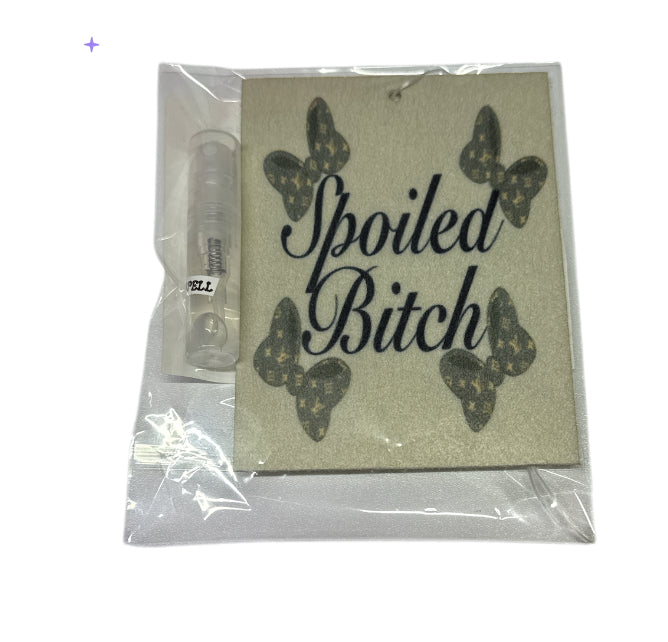 Lv spoiled B!tch Freshener with spray bottle scent