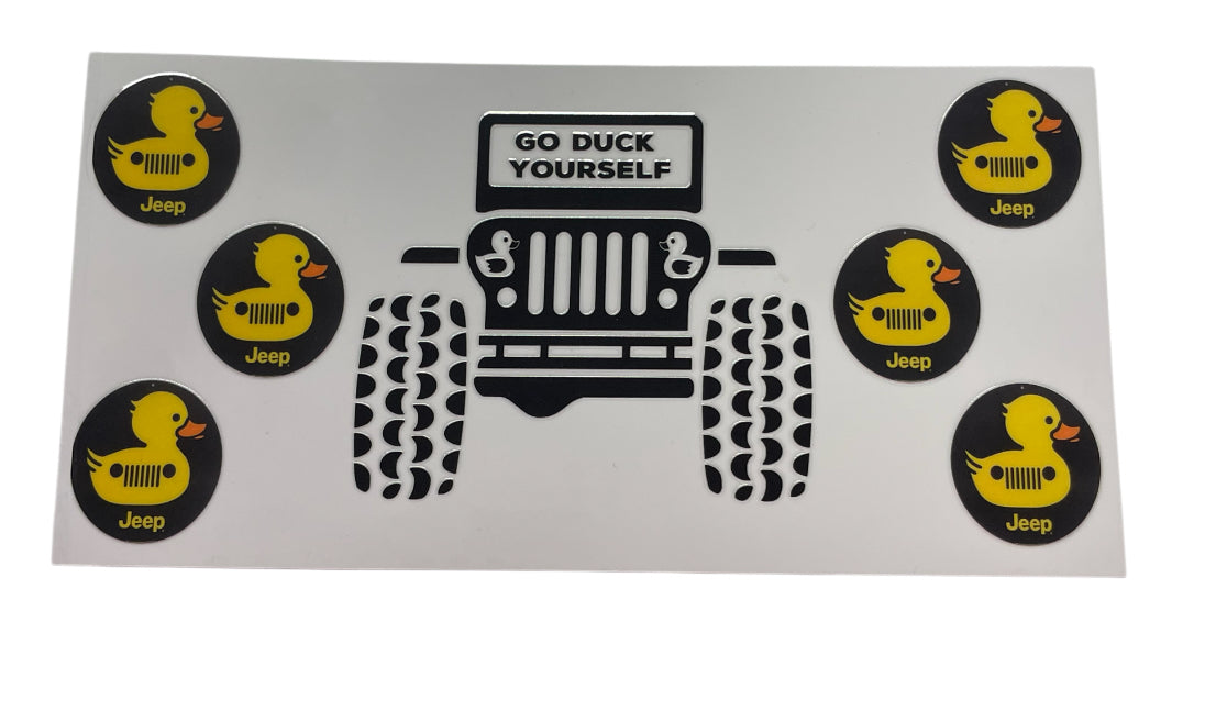 Jeep go duck yourself Cup Transfer