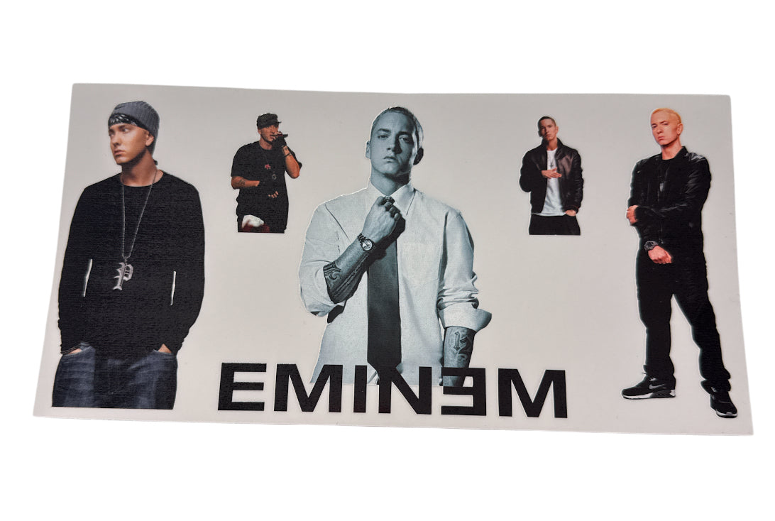 Eminem white shirt Cup Transfer