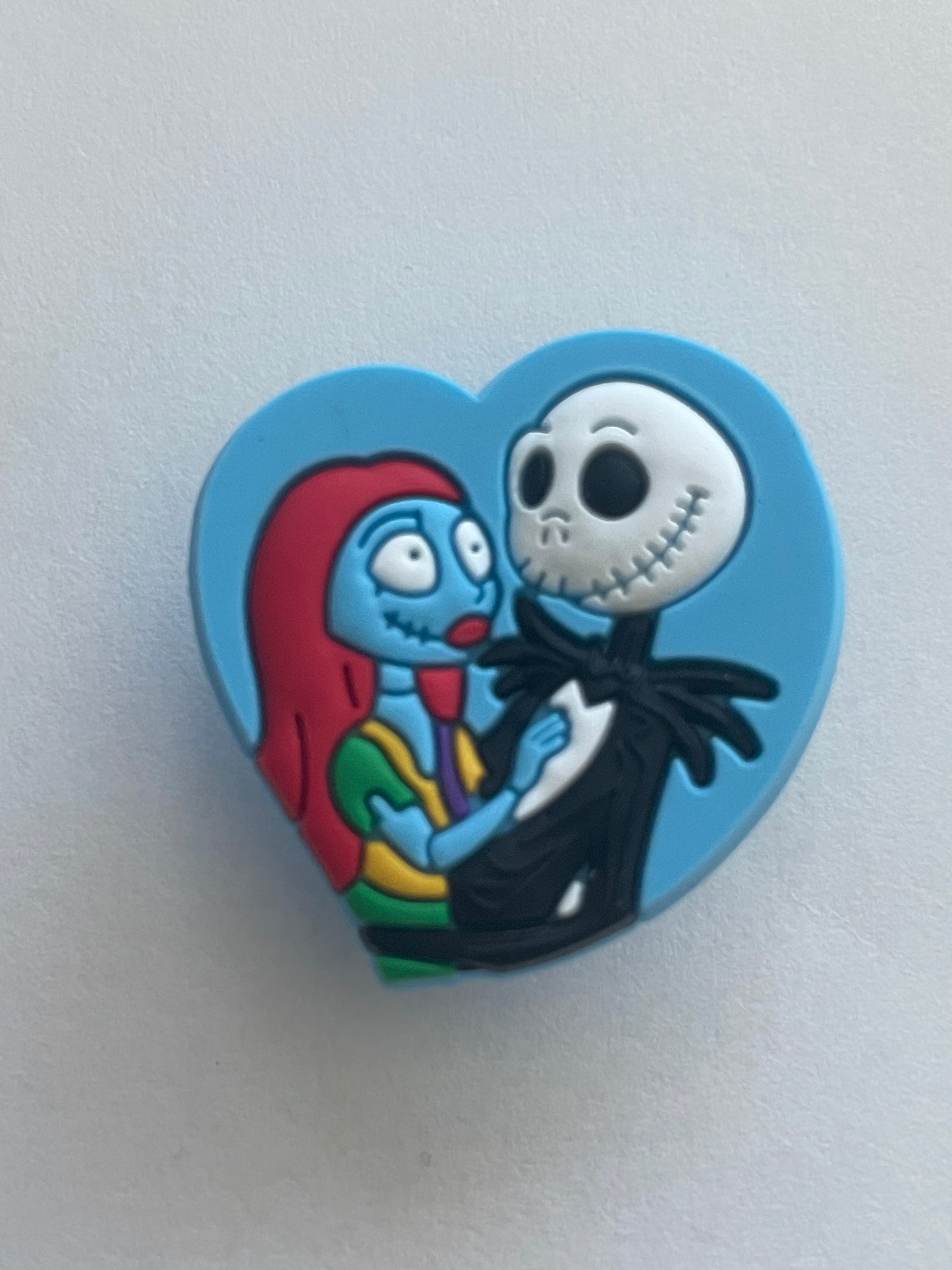 Jack & sally heart Shoe Charm