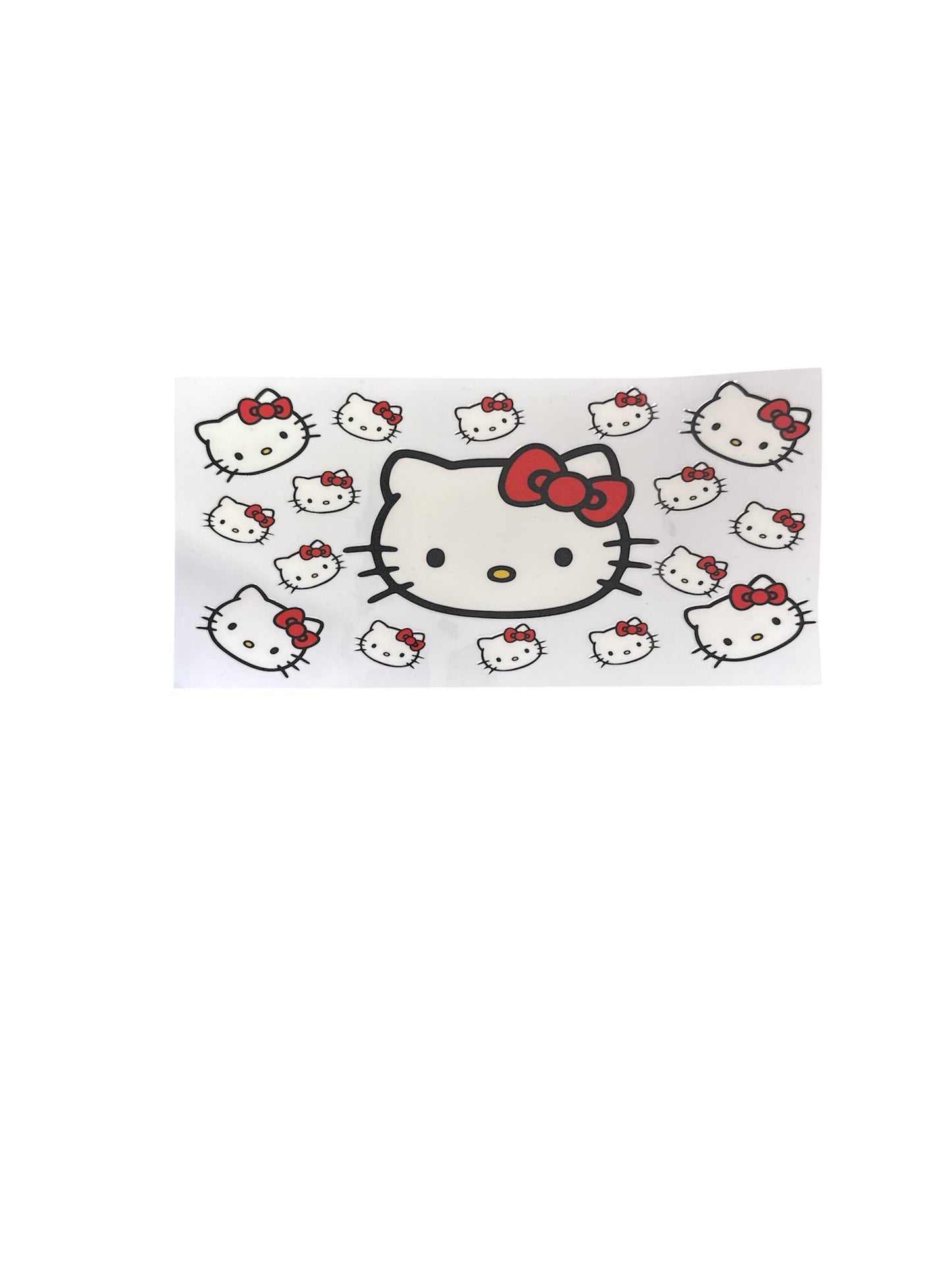 Hello Kitty Faces Cup Transfer
