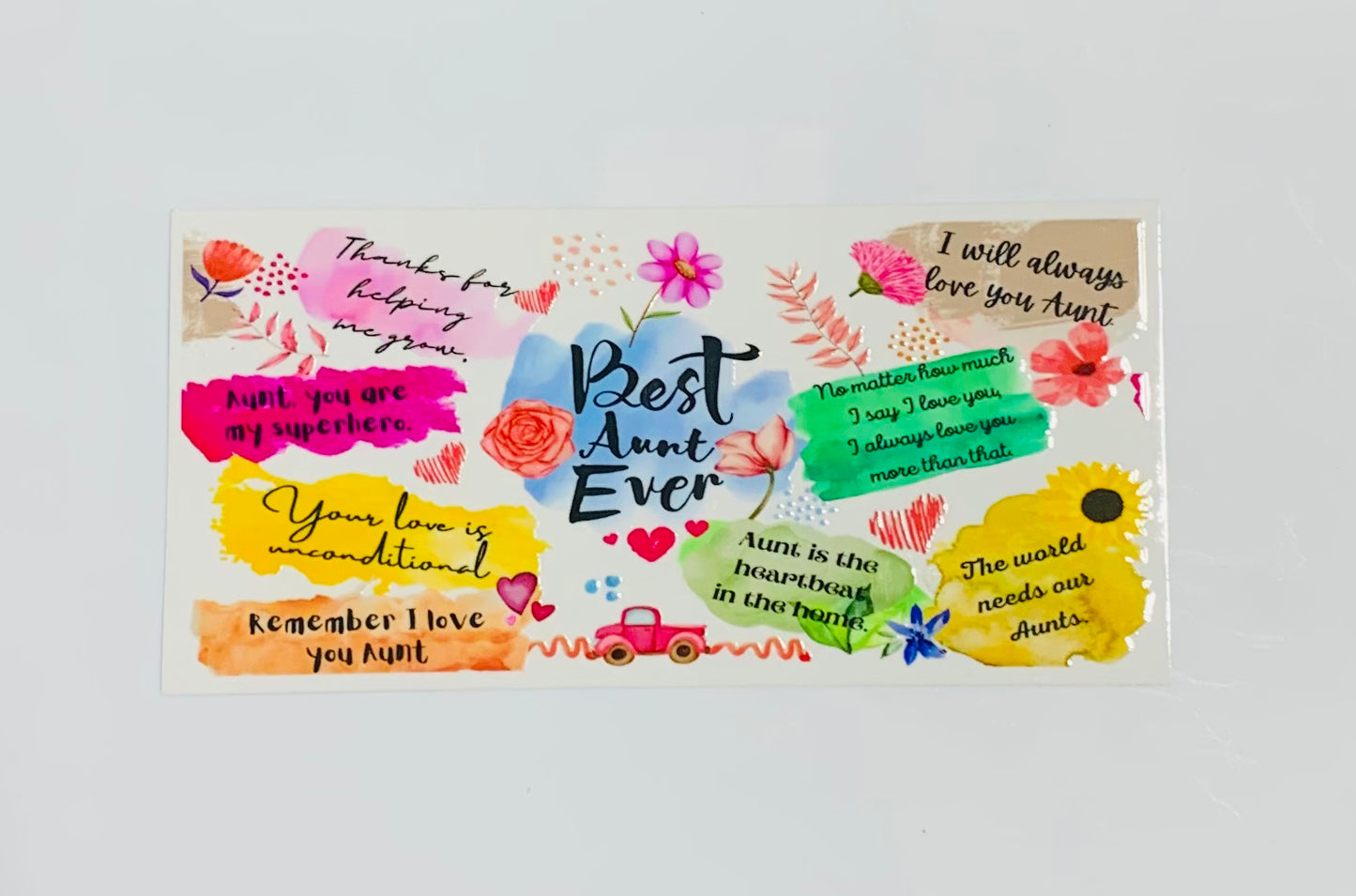 Best Aunt Ever Cup Transfer