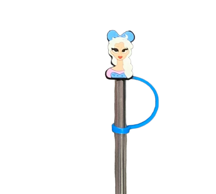 Elsa frozen Straw Topper