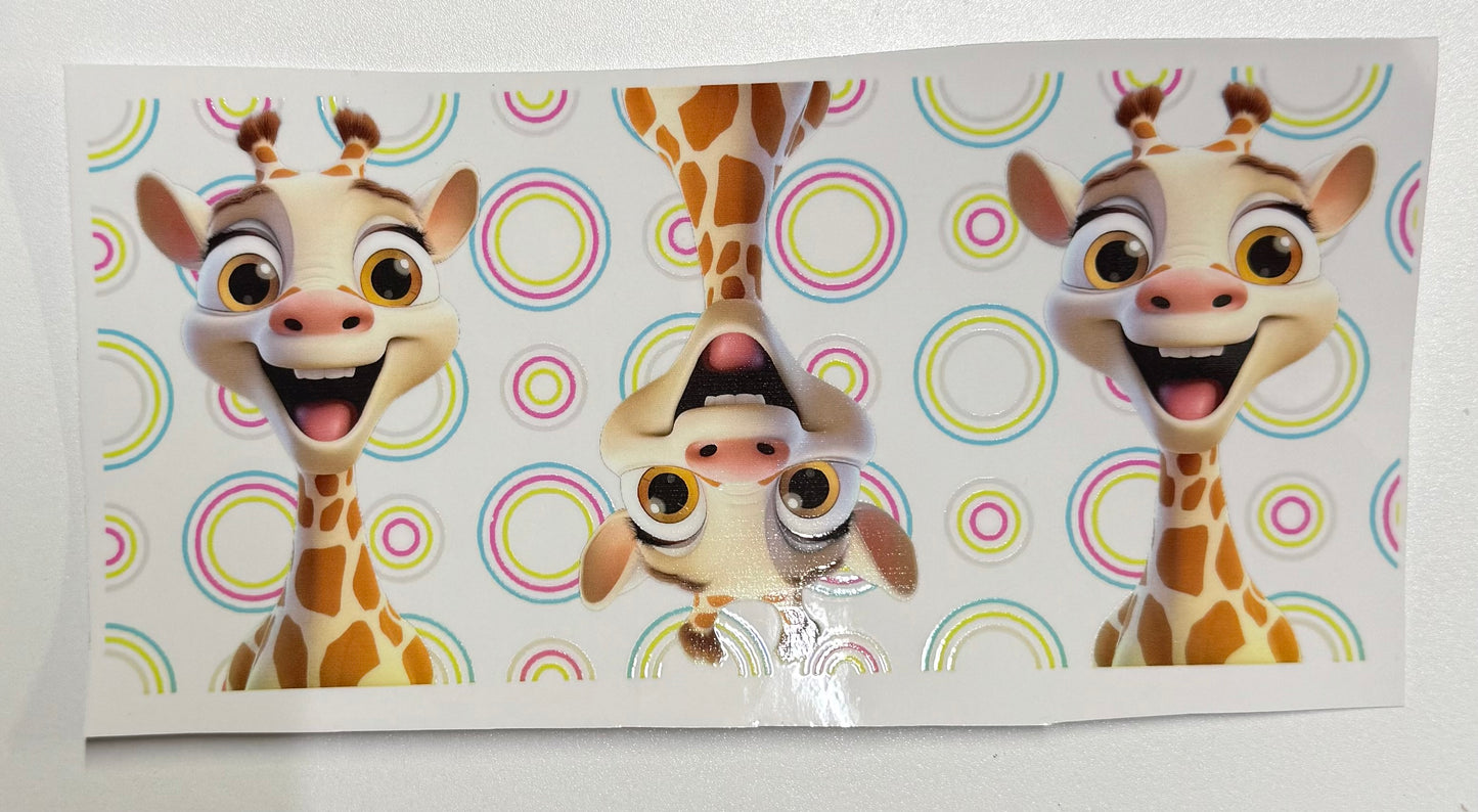 3 giraffes Cup Transfer