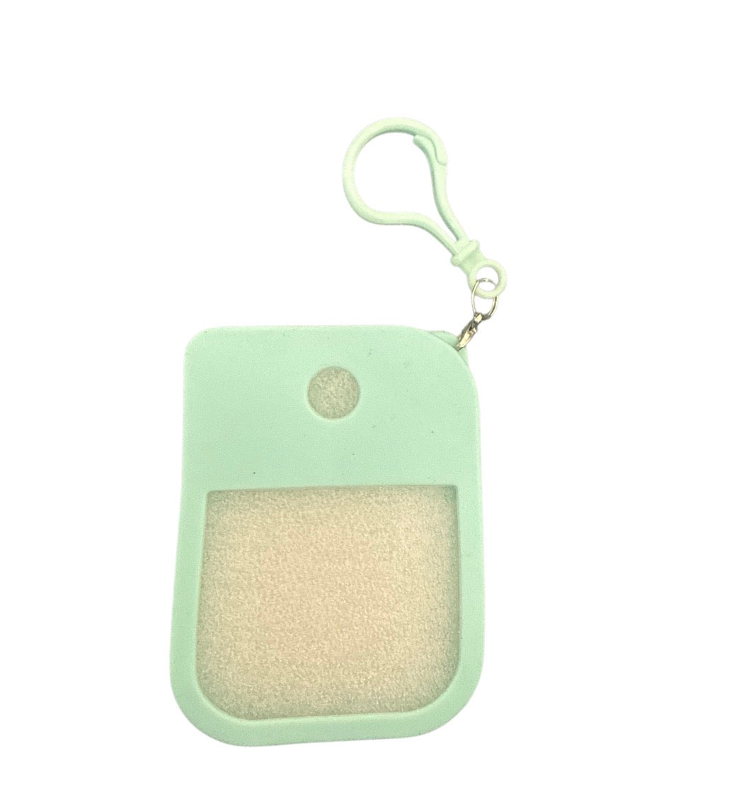 Baby blue hand sanitizer case