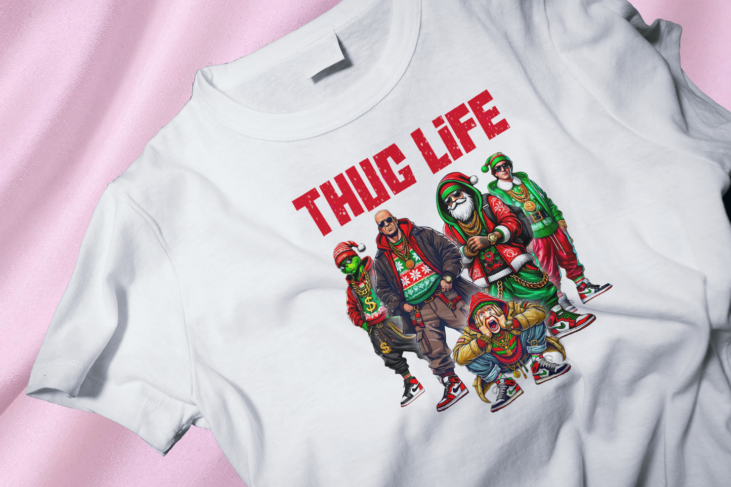 Thug life home alone DTF Heat Transfer