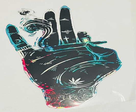 Spliff Hand DTF Heat Transfer