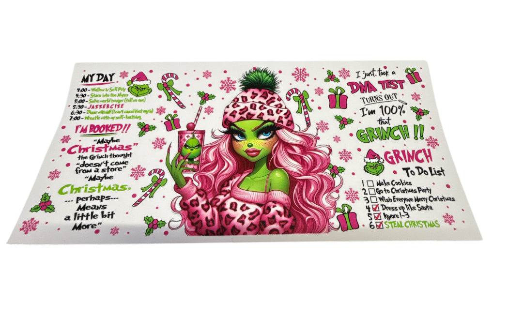 Grinch mix Cup Transfer