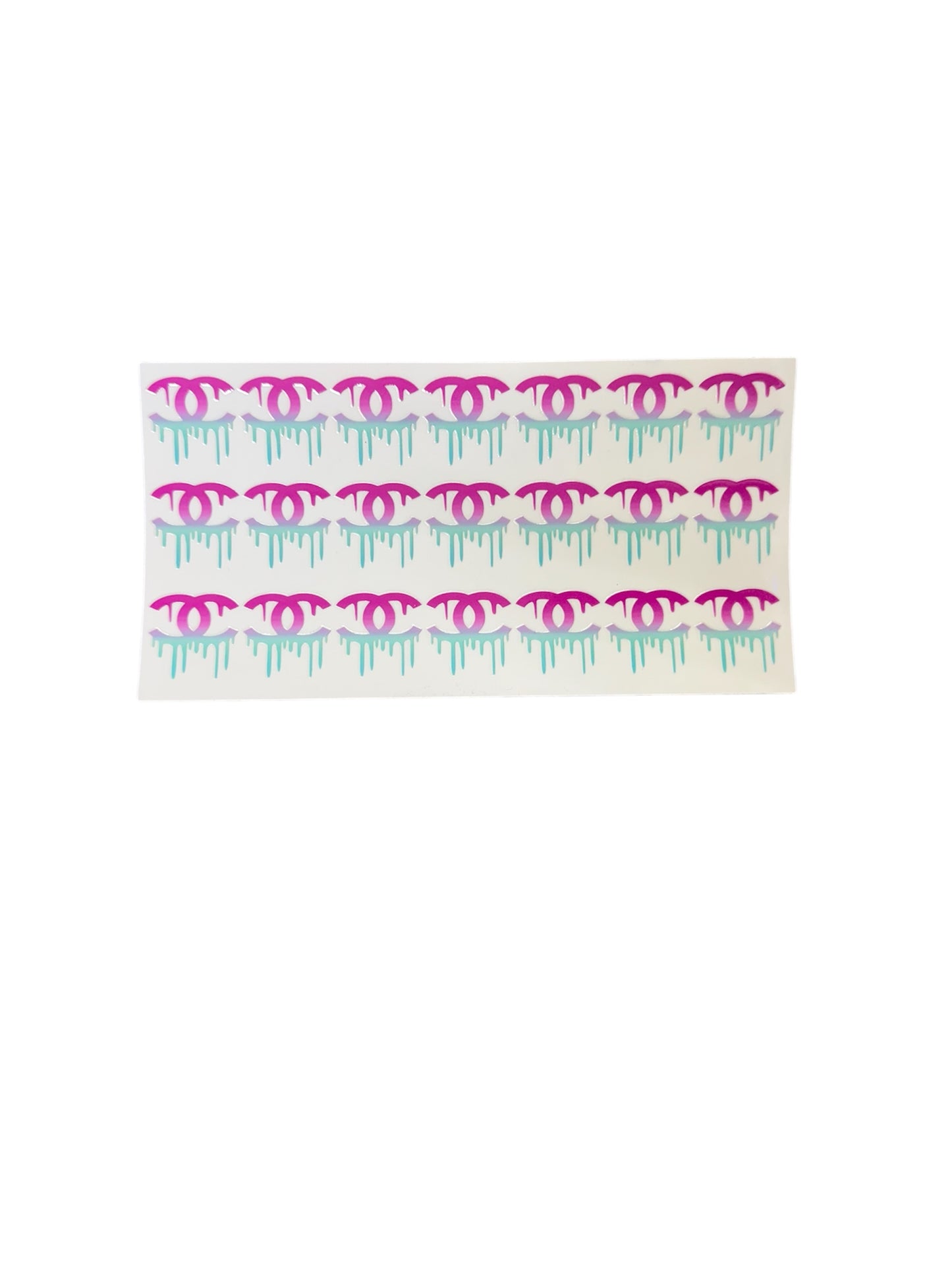 Cc pink blue Cup Transfer