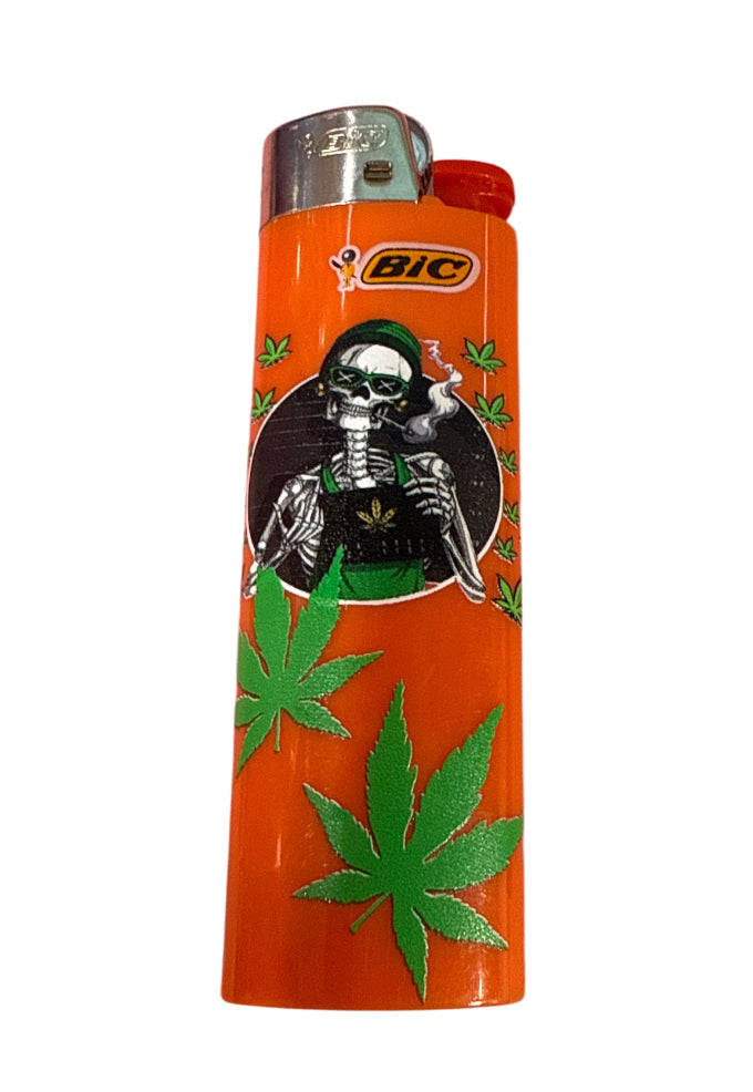 Smoke Skeleton bic lighter