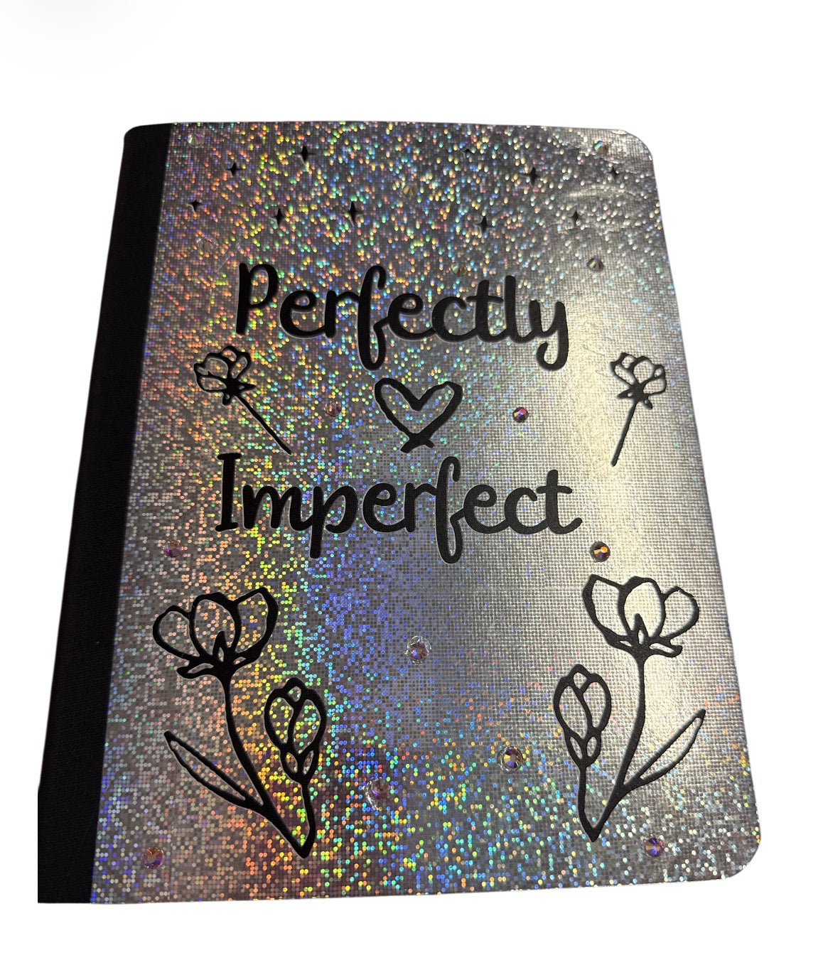 Perfectly Glitter notebook