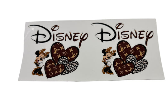 Disney mickey white trim  Cup Transfer