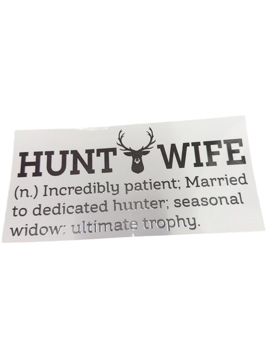 Hunt deer wife Cup Transfer