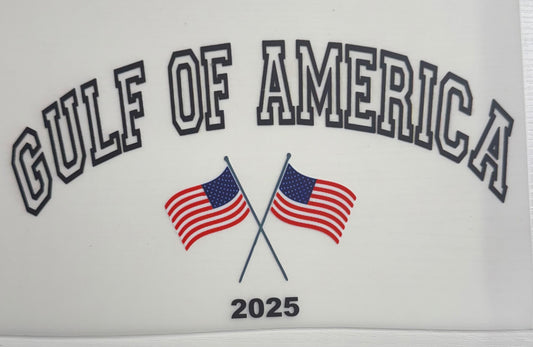 Gulf Of America Small 2025 DTF Heat Transfer