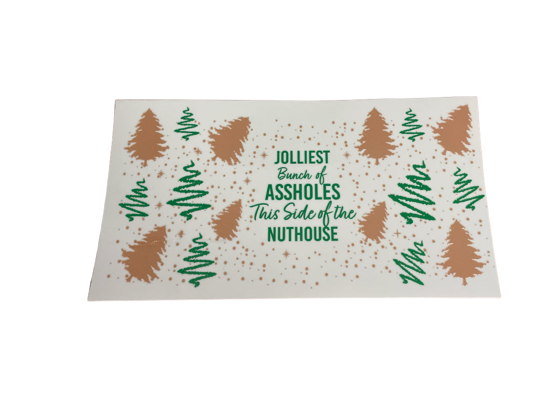 Jolliest bunch of .. Xmas Cup Transfer