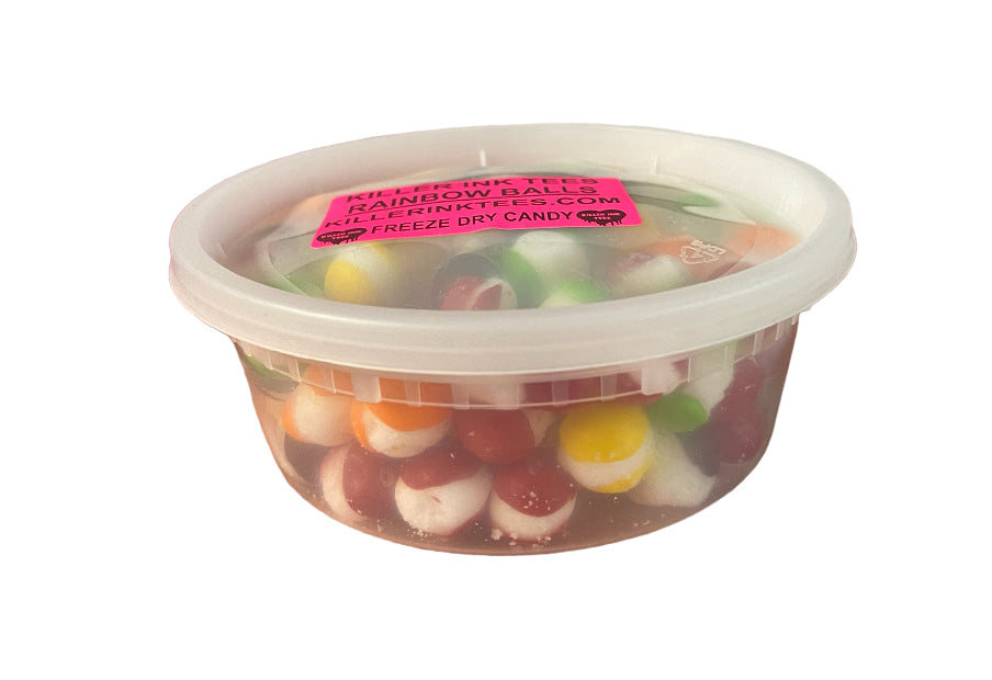 Freeze Dried Rainbow Balls