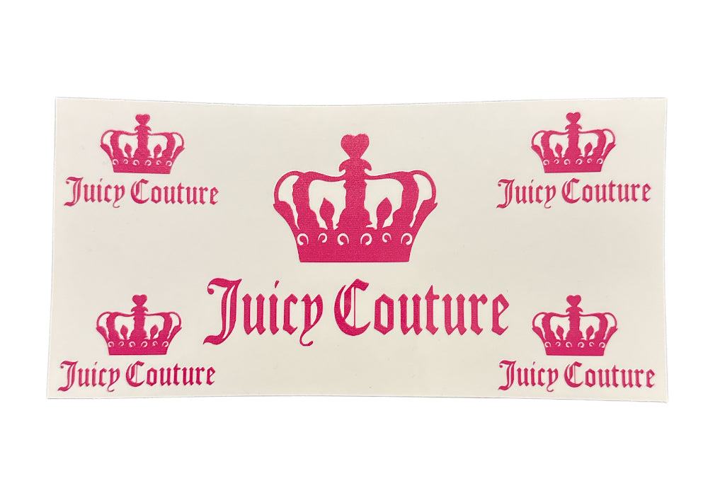 Juicy dark pink crown Cup Transfer