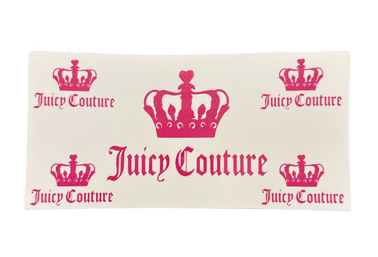 Juicy dark pink crown Cup Transfer