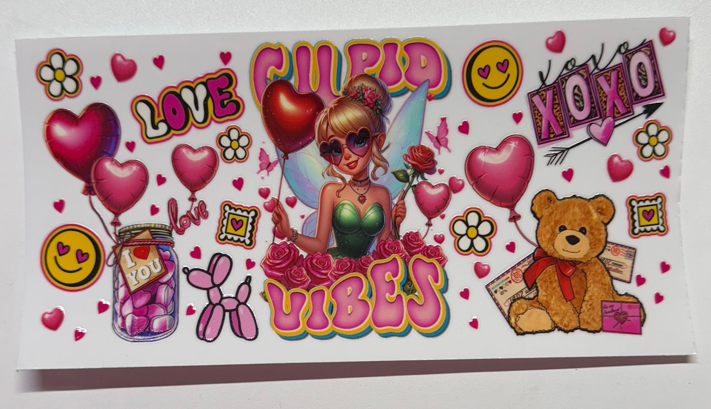 Tinkerbell Cupid Vibes Cup Transfer
