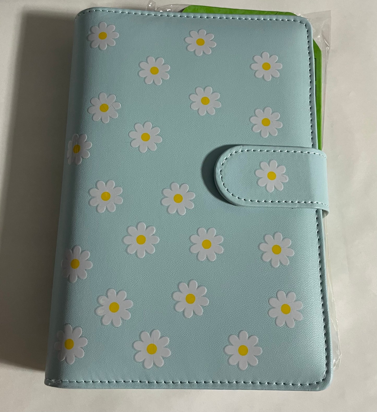 Blue Daisy Budget Binder With Pen