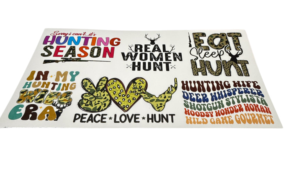 Hunting women Cup Transfer