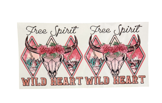 Free spirit double Cup Transfer