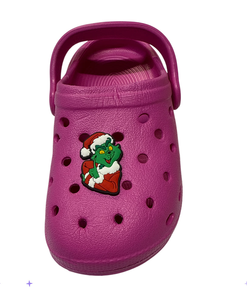 Green Eyes Grinch Shoe Charm