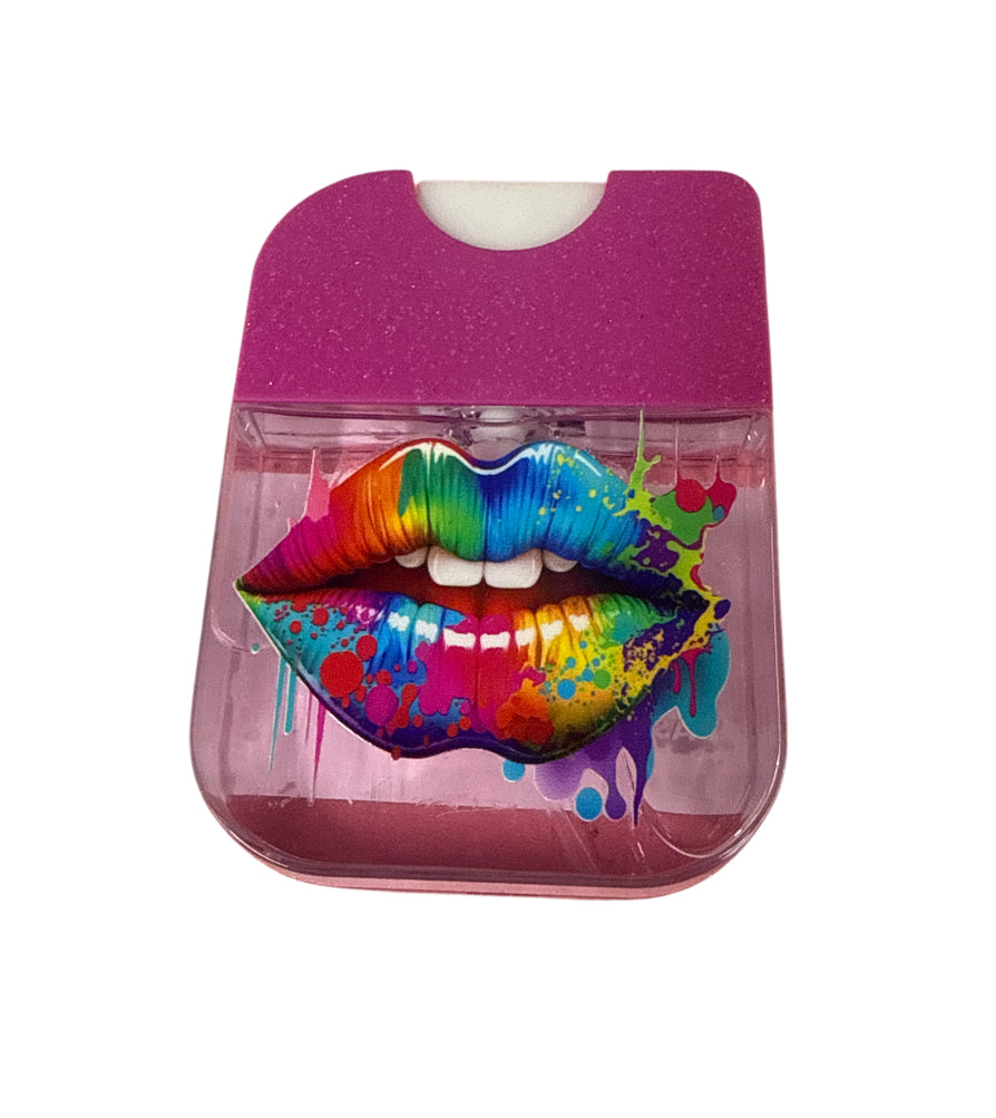 Same b*tch different day lips glitter passion fruit hand sanitizer