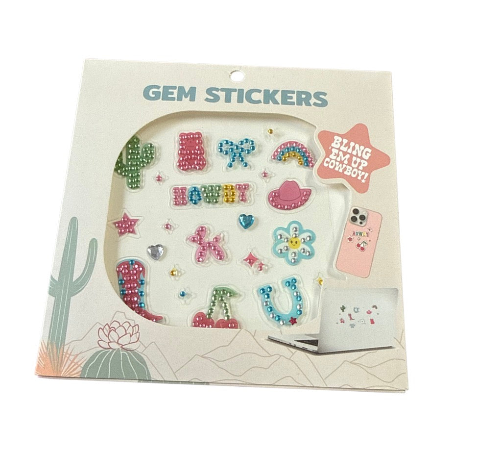 Gem stickers