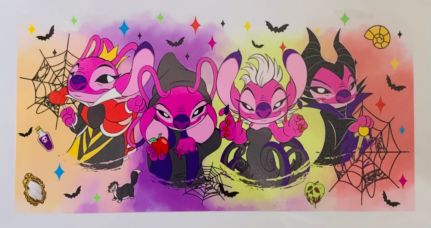 Angel black dress Cup Transfer