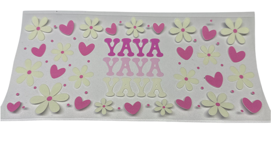 Yaya flowers Cup Transfer