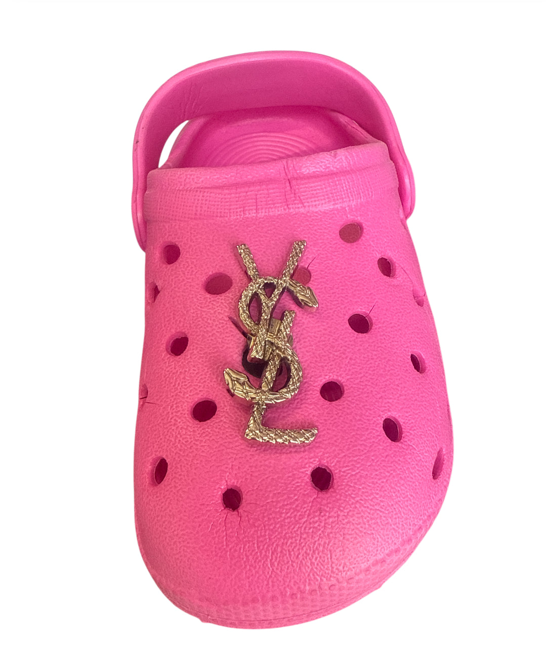 Ysl silver snake metal Shoe Charm