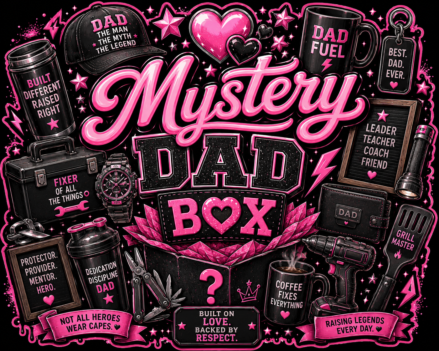 Mystery Dad Box $10- $75