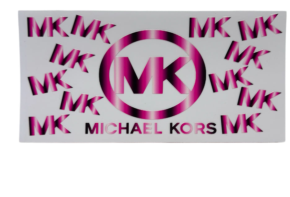 Michael Kors Pink and Black Cup Transfer