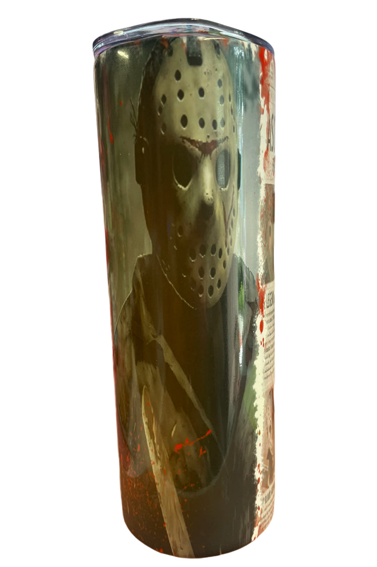Jason newspaper Tumbler